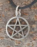 Anhänger 46 Pentagramm - Silber