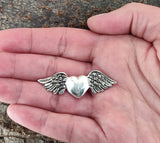 Herz 338 mit Schlangenkette - Silber