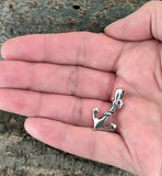 Anker 124 mit Schlangenkette - Silber