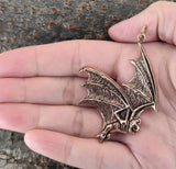 Anhänger 12 Fledermaus - Bronze