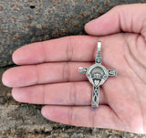 Anhänger 78 Claddagh-Kreuz - Zinn