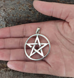 Anhänger 229 Pentagramm - Silber