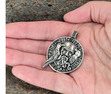 Odin mit Raben 294 mit Königskette - Silber