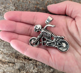 Motorrad 176 mit Königskette - Edelstahl