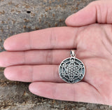 Anhänger 426 Metatrons Würfel - Silber