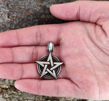 Anhänger 71 Pentagramm - Zinn