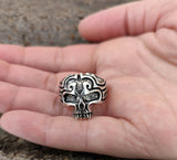 Ring Totenkopf, Gr. 54-74 (tk6) - Silber