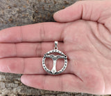 Irminsul 164 mit Schlangenkette - Silber