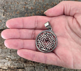 Keltischer Knoten 33 mit Königskette - Edelstahl