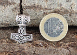 Thorshammer 220 mit Korbkette - Silber