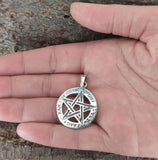 Anhänger 227 Pentagramm - Silber