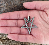 Anhänger 35 Pentagramm - Zinn