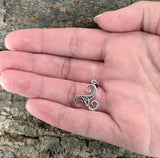 Triskele 161 mit Schlangenkette - Silber