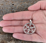 Anhänger 427 Metatrons Würfel - Silber