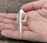 Ring mit langer Spitze, Gr. 54-72 (kr15) - Silber