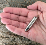 Patrone 73 mit Panzerkette - Edelstahl