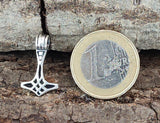 Thorshammer 70 mit Schlangenkette - Silber