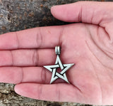 Anhänger 70 Pentagramm - Zinn