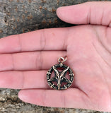 Anhänger 123 Pentagramm - Bronze