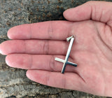 Anhänger 81 Kreuz - Edelstahl