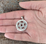 Anhänger 136 Pentagramm - Silber