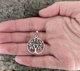 Anhänger 165 Lebensbaum - Silber