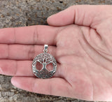 Lebensbaum 92 mit Korbkette - Silber
