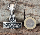 Kombi 69 Thorshammer mit Königskette - Silber