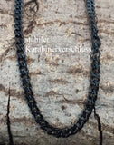 Panzerkette 5 mm - schwarz - Edelstahl