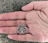 Lebensbaum 166 mit Schlangenkette - Silber