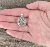 Wotansknoten 321 mit Schlangenkette - Silber