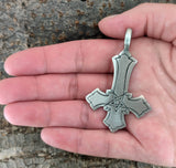 Anhänger 27 Kreuz - Zinn