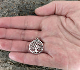 Lebensbaum 248 mit Schlangenkette - Silber