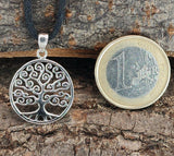 Lebensbaum 248 mit Schlangenkette - Silber