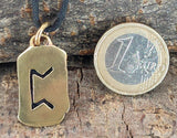 Anhänger 100 Perthro - Bronze