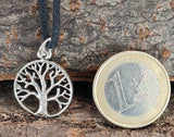 Lebensbaum 98 mit Schlangenkette - Silber