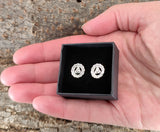 Ohrstecker 56 Keltenknoten - Silber