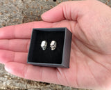 Ohrstecker 47 Totenkopf - Silber