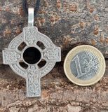 Anhänger 12 Keltenkreuz - Zinn