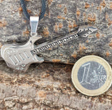 Anhänger 3 Gitarre - Edelstahl