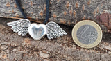 Herz 338 mit Schlangenkette - Silber