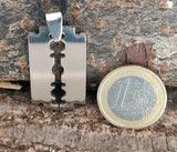 Rasierklinge 75 mit Panzerkette - Edelstahl