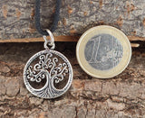 Lebensbaum 213 mit Schlangenkette - Silber