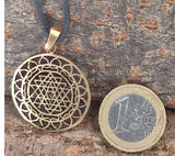Anhänger 164 Sri Yantra - Bronze