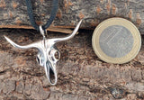 Anhänger 14 Stier - Silber