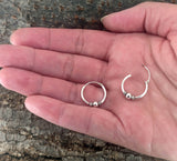 925 Silber Ohrringe Unisex – minimalistisches Design, handgefertigt