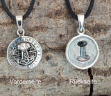 Thorshammer 219 mit Korbkette - Silber