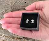 Ohrstecker 43 Fleur-de-Lys - Silber