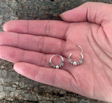925 Silber Ohrringe Unisex – minimalistisches Design, handgefertigt