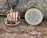 Anhänger 40 Wikinger-Schiff - Bronze